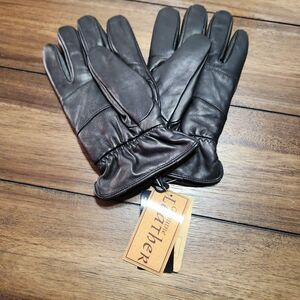 NWT JA Men's Genuine Leather Thinsulate Gloves XL